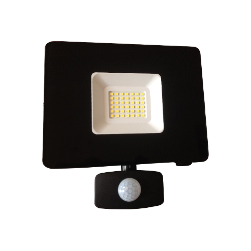 90° 运动传感器 97 X 75mm 30W 全新 LED 泛光灯 黑色